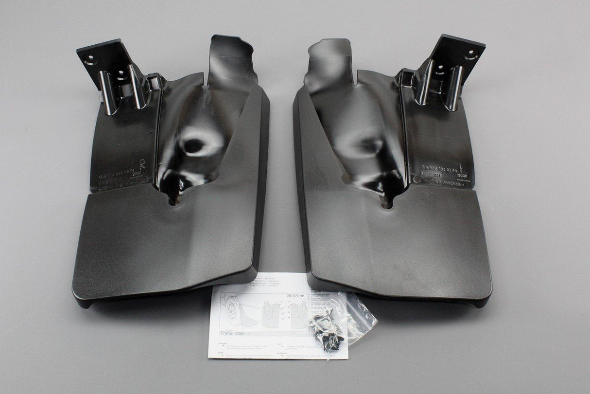VW Crafter 2006-16 rear accessory mud flaps set 2E0075101
