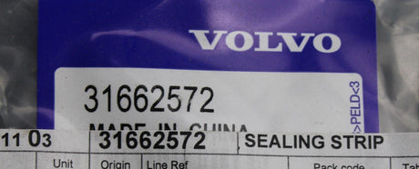Volvo sealing strip 31662572