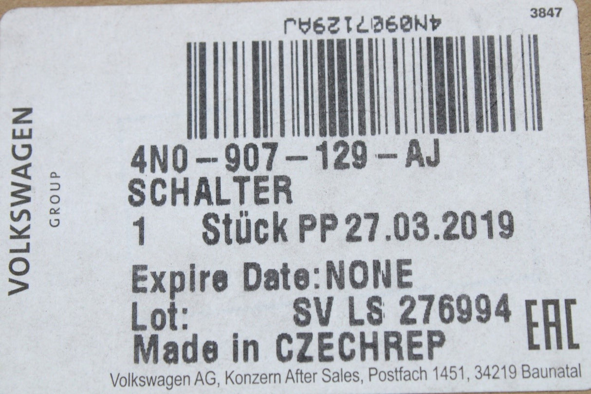 Audi A4 S4 RS4 A6 RS6 Q7 Q8 steering column switch assembly 4N0907129AJ