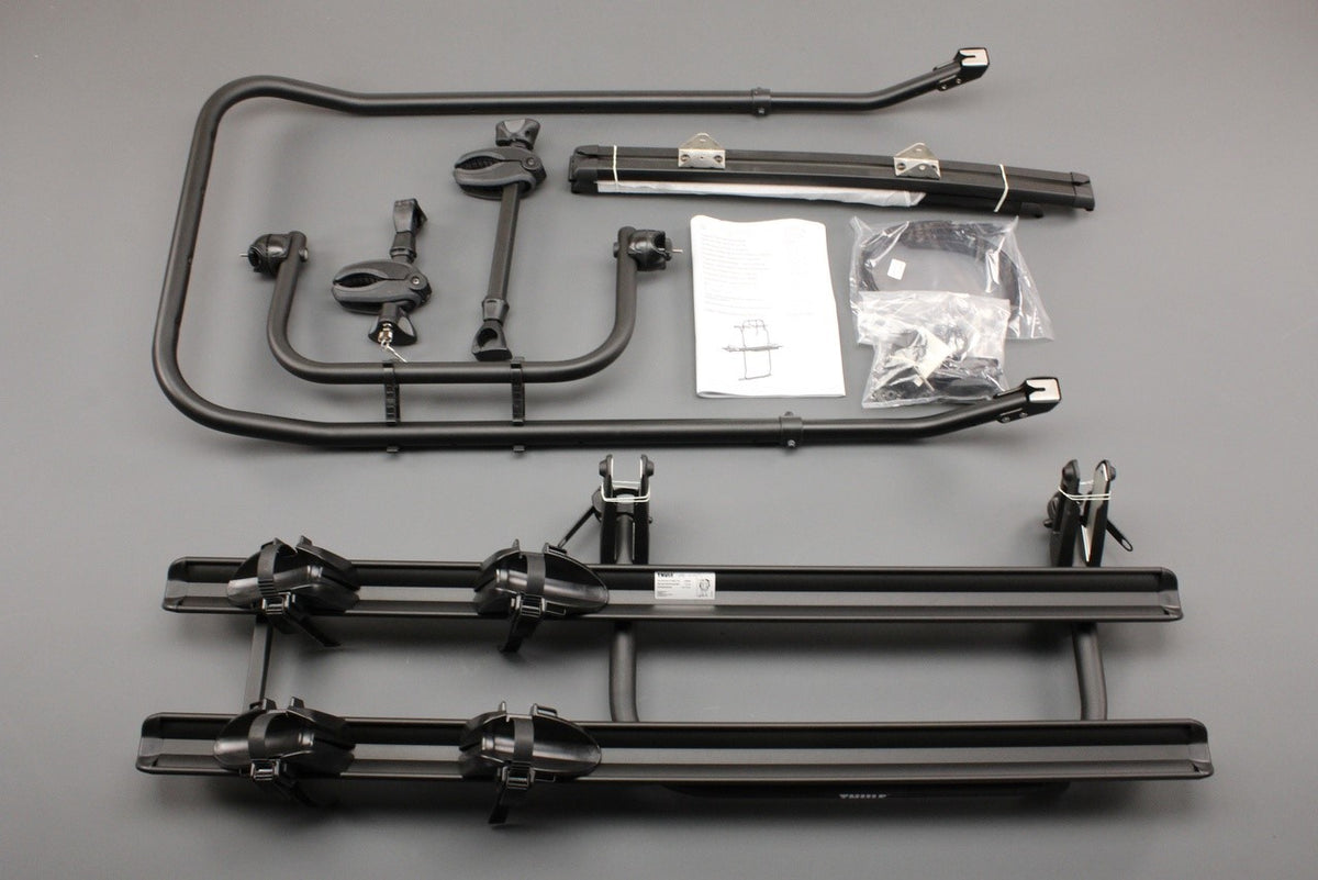 VW Grand California 2020-on wing door bicycle carrier (rear) 7C4071104C, view 1