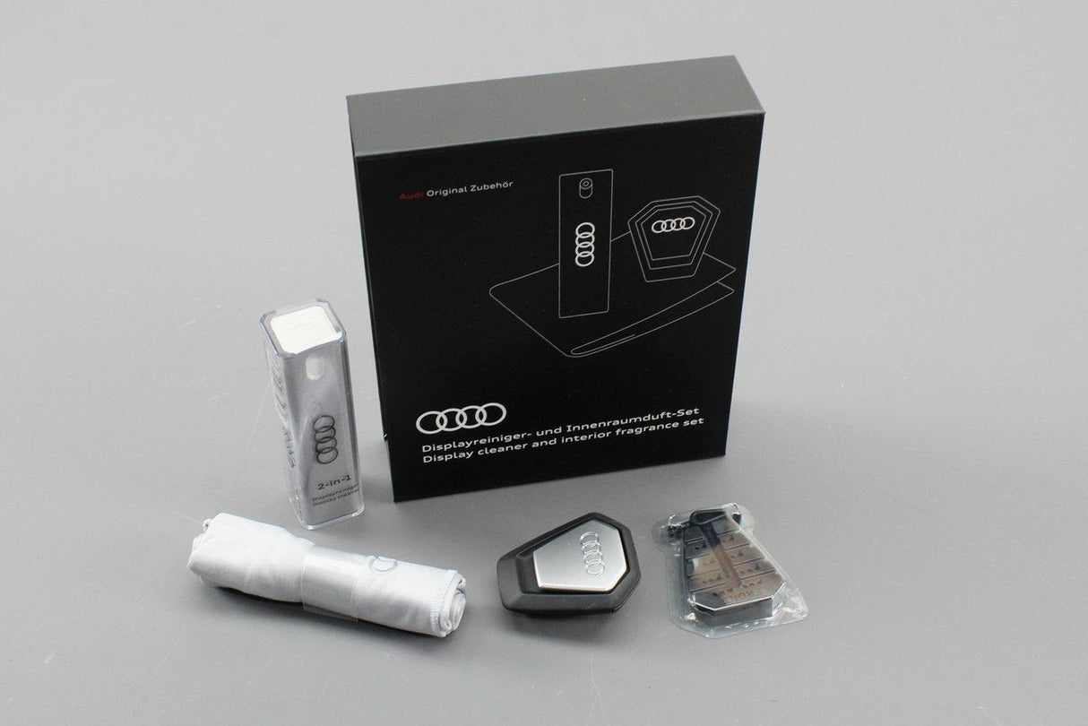 Audi Radio display cleaner and interior fragrance gift set 80A057800