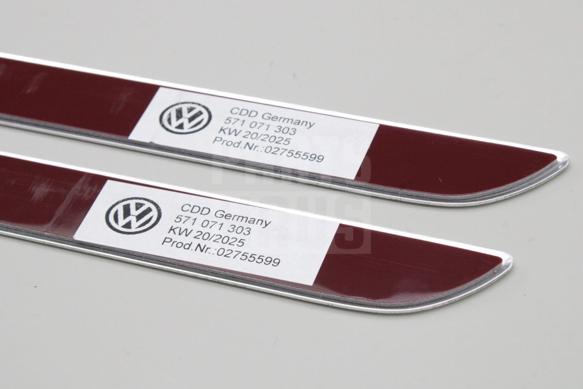 VW Tiguan 2024-on front door sill protectors (aluminium) 571071303