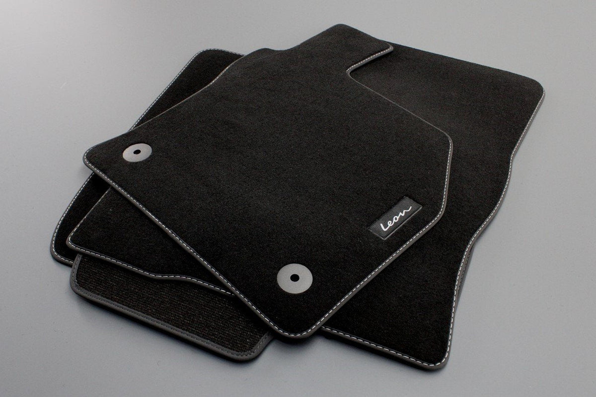 SEAT Leon 2020-on floor mat set black (x4) 5FC863011 LOE, view 1