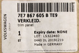 VW California Beach T6 16-19 tailgate boot lid trim panel 7E7867605B TE9