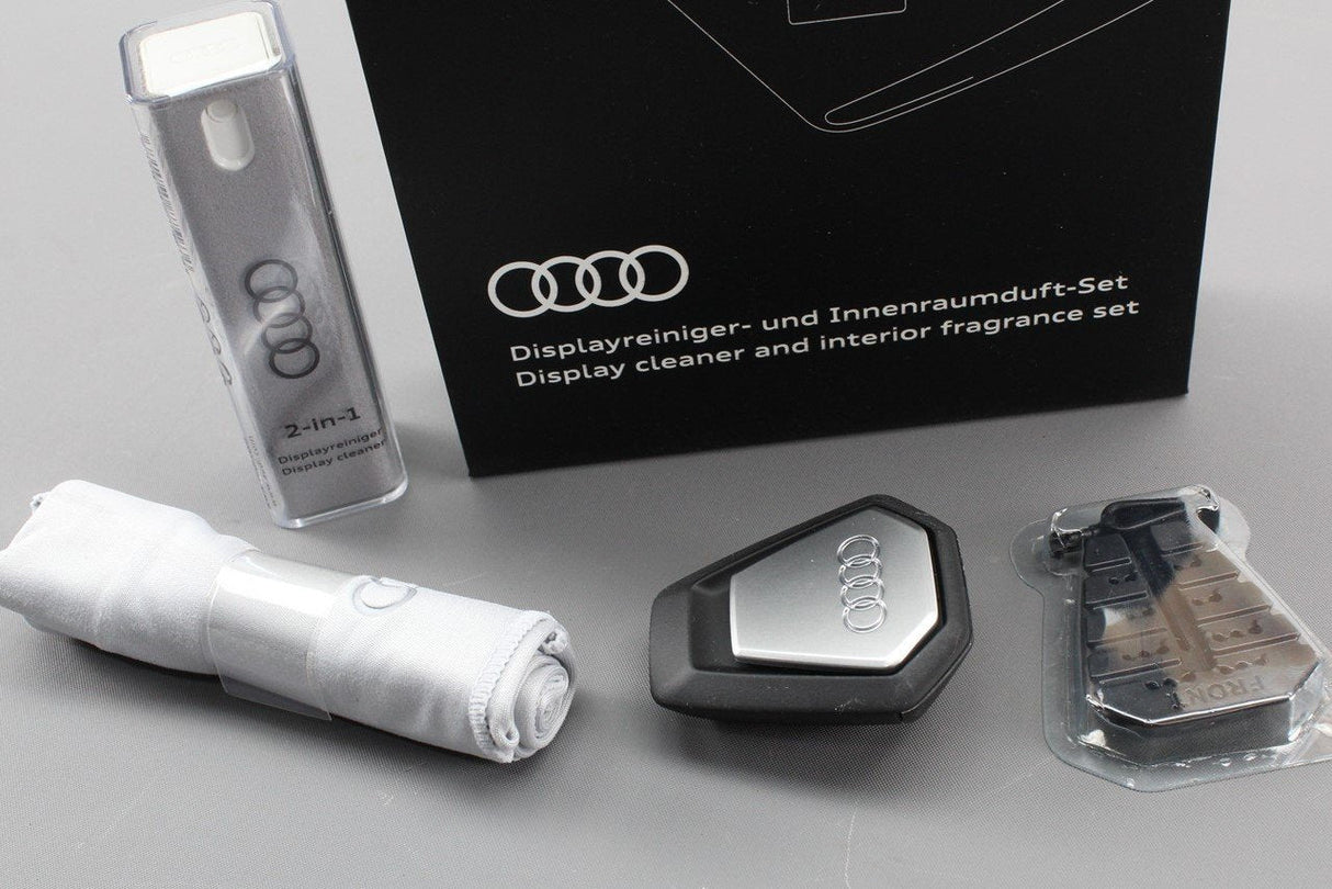 Audi Radio display cleaner and interior fragrance gift set 80A057800