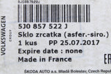 Skoda Fabia 5J Roomster 2007-15 wing mirror glass (right) 5J0857522J