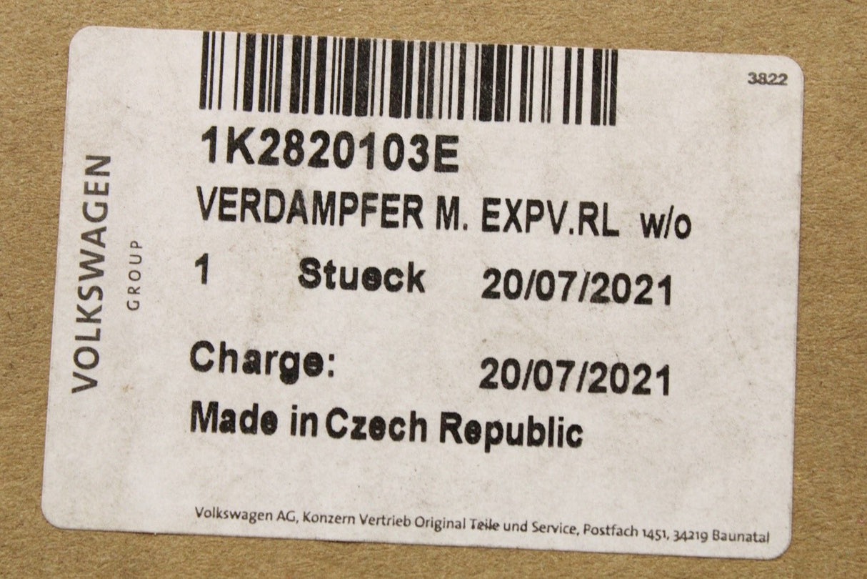 VW Golf Audi RS3 Skoda SEAT A/C evaporator & expansion valve 1K2820103E
