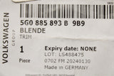 Skoda Karoq Octavia 13-on seat lock trim (rear left) 5G0885893B 9B9
