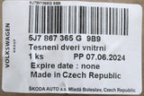 Skoda Roomster 2006-2015 front inner door seal 5J7867365G 9B9