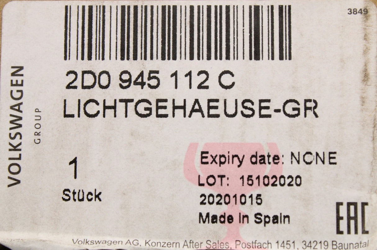 VW LT LT 4X4 1997-2007 tail light (rear right) 2D0945112C