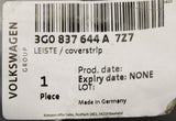 VW Passat B8 2018-24 front upper door trim strip (right) 3G0837644A 7Z7