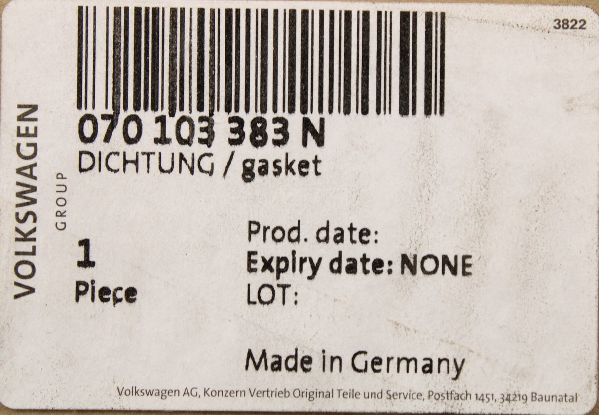 VW Transporter Touareg 04-10 cylinder head gasket (2.5 TDI) 070103383N