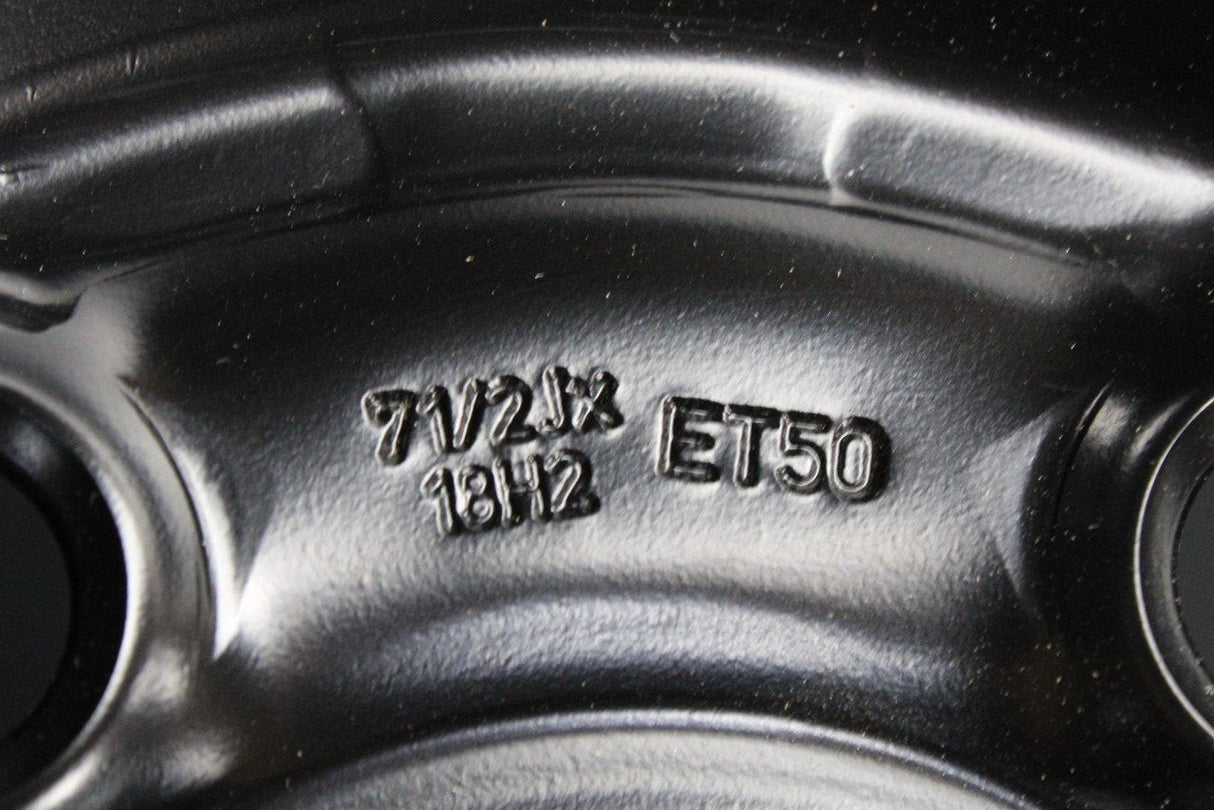 VW ID.3 2020-on 18 inch steel wheel rim (black) 1EA601027 03C