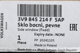 Skoda Superb Estate 15-24 rear door side window (right) 3V9845214F 5AP