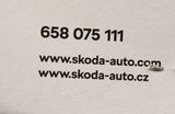 Skoda Kamiq Scala 2019-on mud flaps set (front & rear) 658075101/111