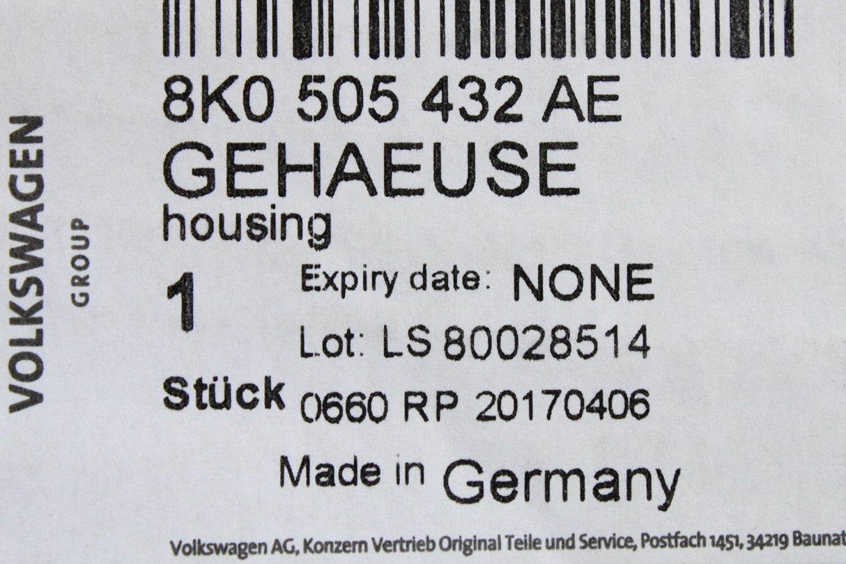 Audi A4 A5 Quattro 08-12 hub with wheel bearing (rear right) 8K0505432AE