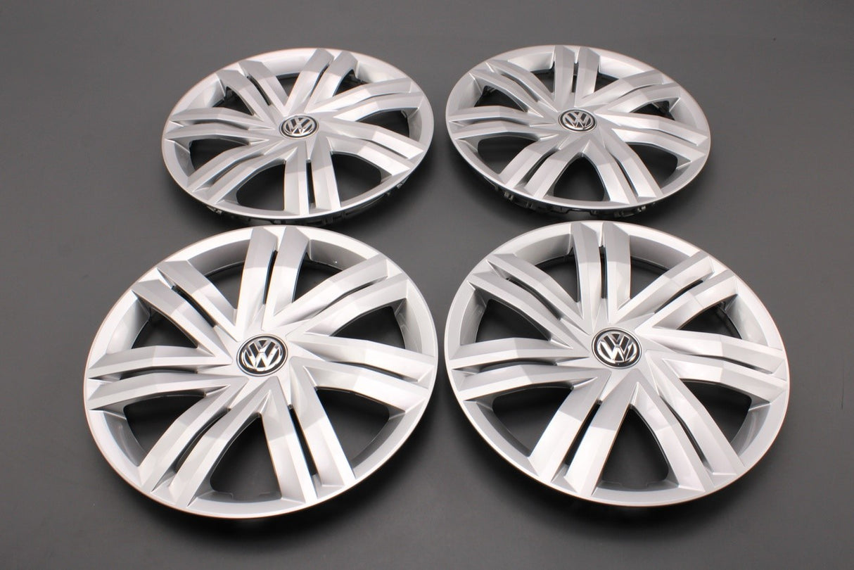 VW Polo AW 2018-on 14" accessory wheel trim hub caps set (x4) 2G0071454