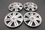 VW Polo AW 2018-on 14" accessory wheel trim hub caps set (x4) 2G0071454