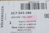 VW Taigo 2022-on LED tail light (right) 2G7945096