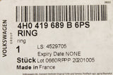 Audi A1 A6 S6 A7 RS6 RS7 2011-18 steering wheel trim ring 4H0419689B 6PS