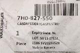 Transporter T5 T5.1 tailgate gas boot struts (x2) 7H0827550