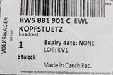 Audi A4 A5 S4 S5 2016-on black leather headrest (front) 8W5881901C EWL