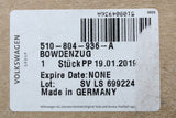 VW Golf SV 2014-21 swivel tow bar bowden release cable 510804936A