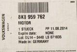 VW Touareg Audi A6 RS3 RS6 seat rake adjustment motor (right) 8K0959762