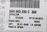 VW Lupo Polo 6N Transporter 1996-06 hazard switch 6N0953235C 302