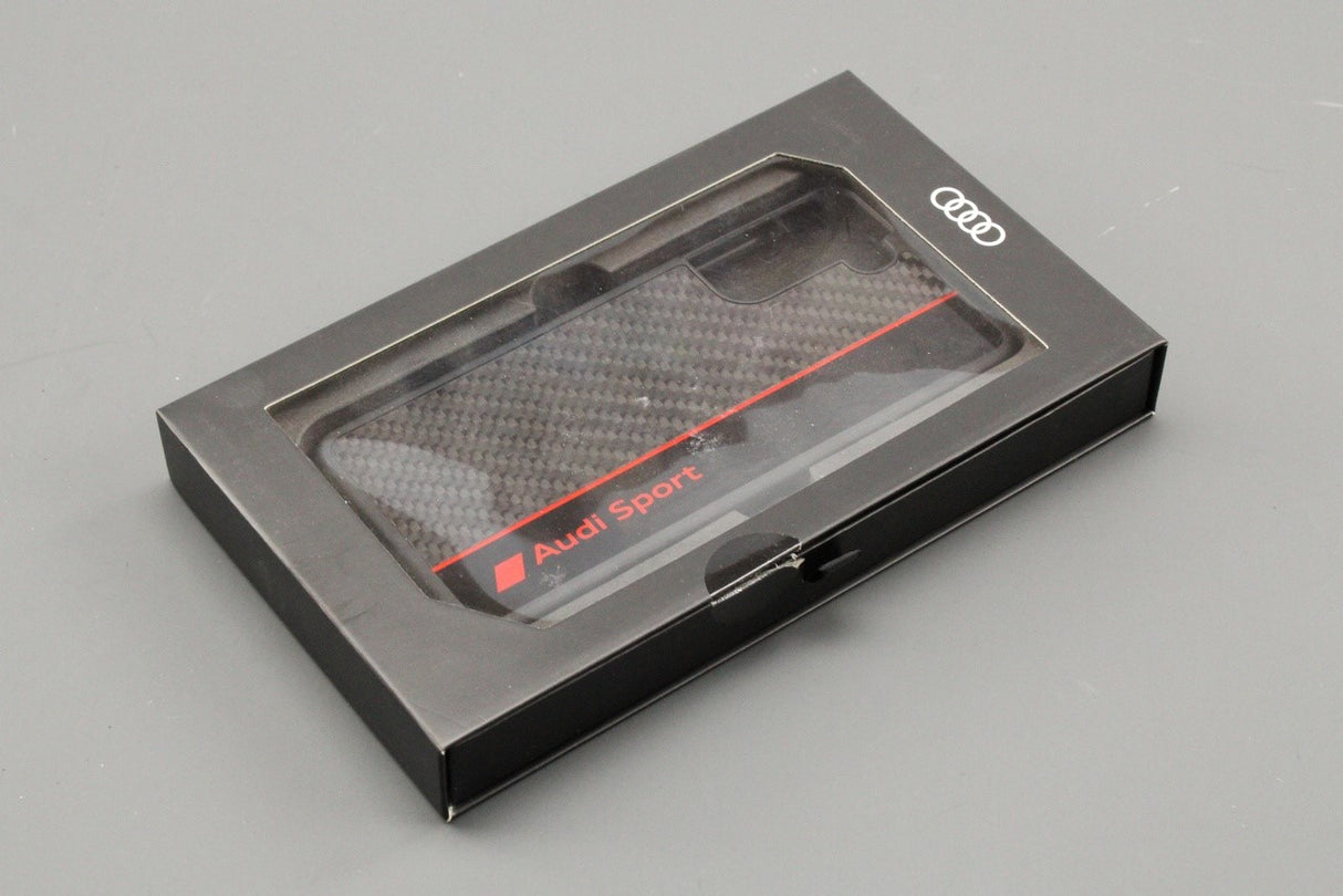 Audi smartphone grey carbon fibre phone case (Samsung S21) 3222100201