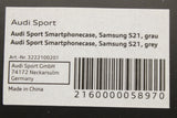 Audi smartphone grey carbon fibre phone case (Samsung S21) 3222100201