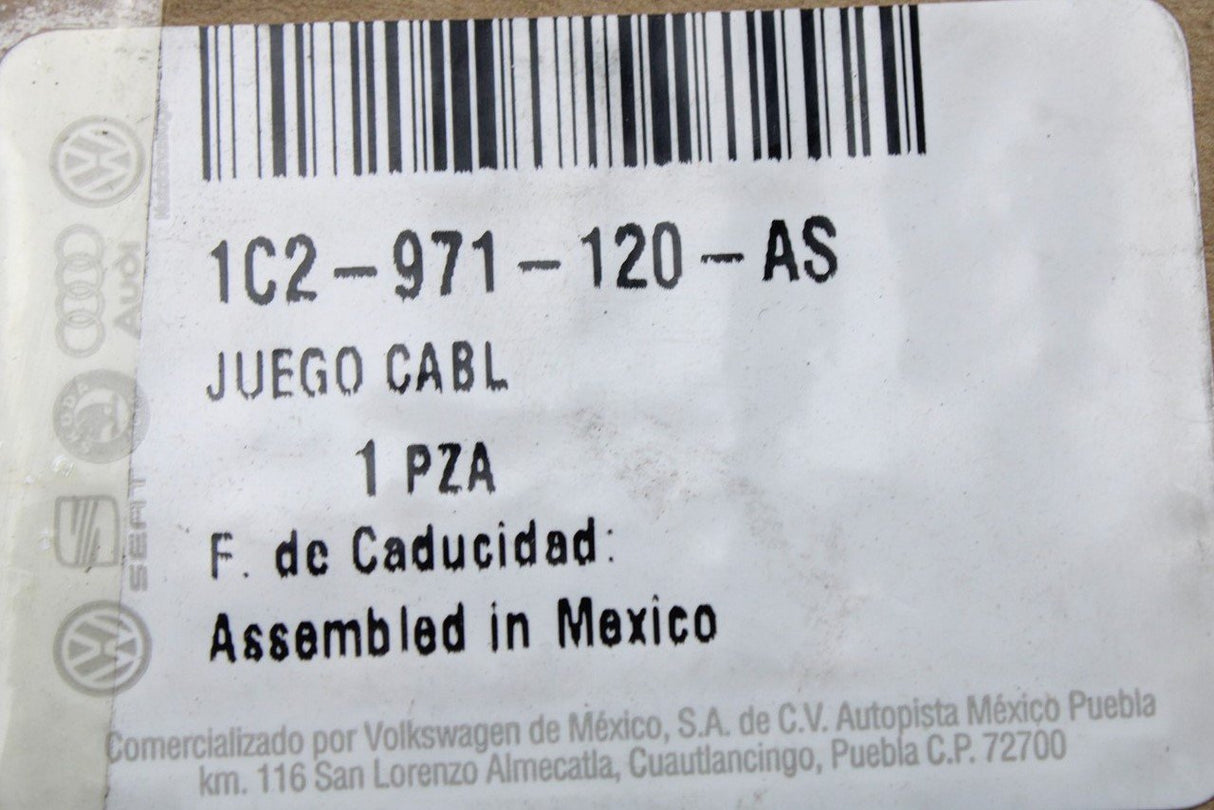 VW Beetle 2006-2010 RHD door wiring loom (front right) 1C2971120AS