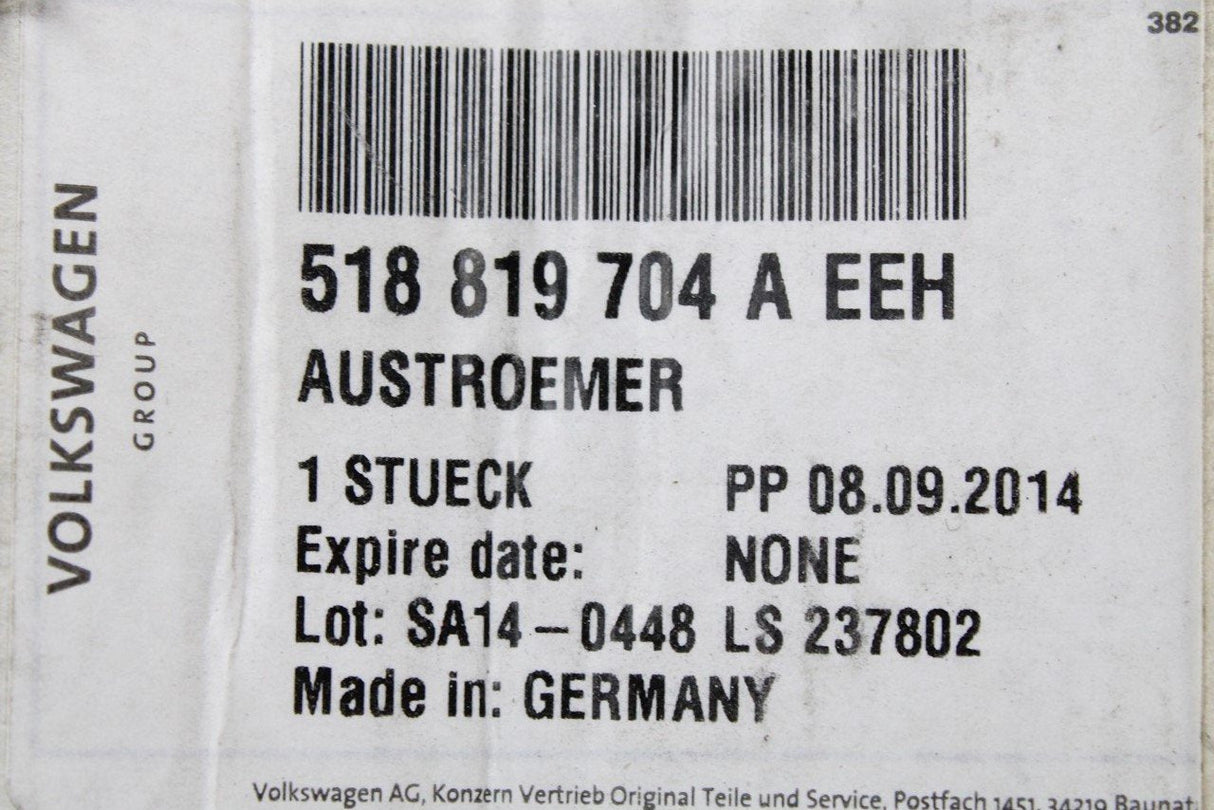 VW Golf Sportsvan 2014-on RHD dashboard air vent (right) 518819704A EEH