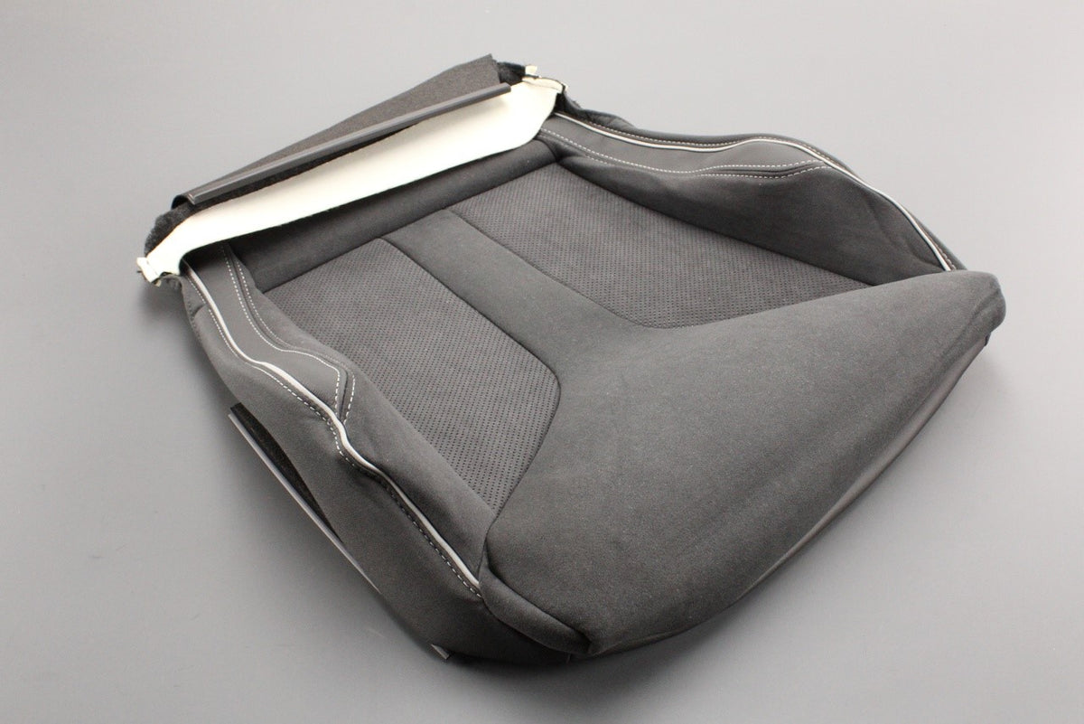 Skoda Enyaq front seat base cover (alcantara/leather) 5LA881405BAZJP, view 1