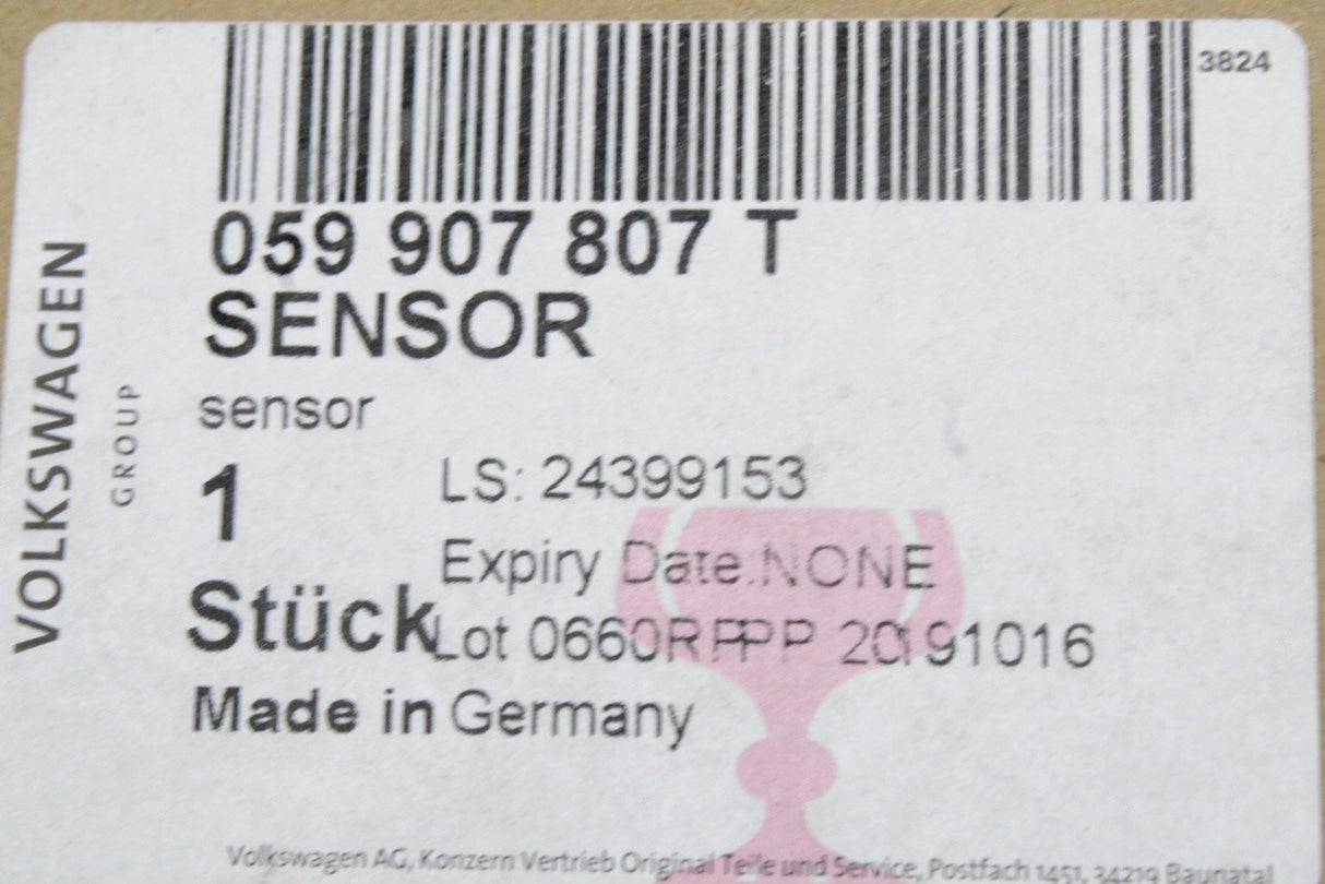 Audi Q7 2007-2015 3.0 TDI NOx sensor with control unit 059907807T