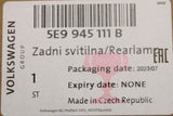 Skoda Octavia Estate 5E 2018-2021 rear tail light (left) 5E9945111B