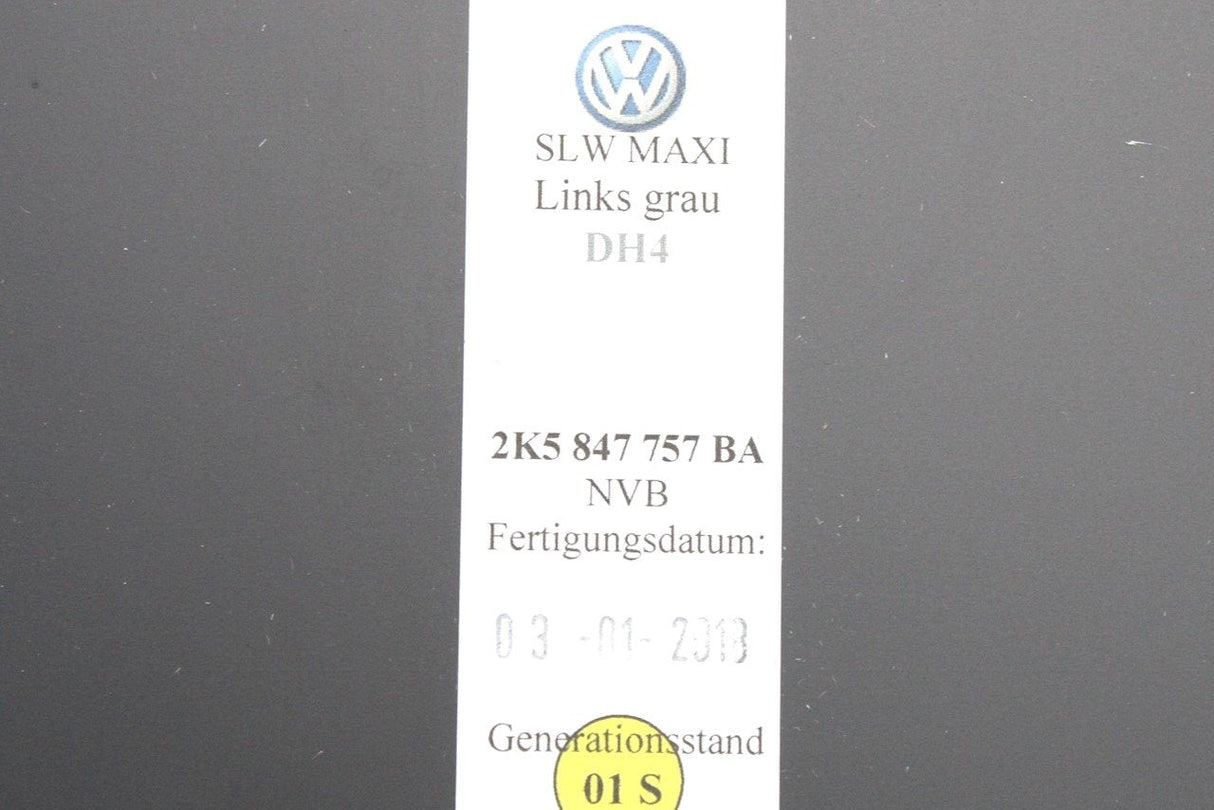 VW Caddy Maxi 2016-2021 complete sliding window (left) 2K5847757BA NVB