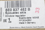 Skoda Octavia 2013-21 front window regulator (right) 5E0837462B