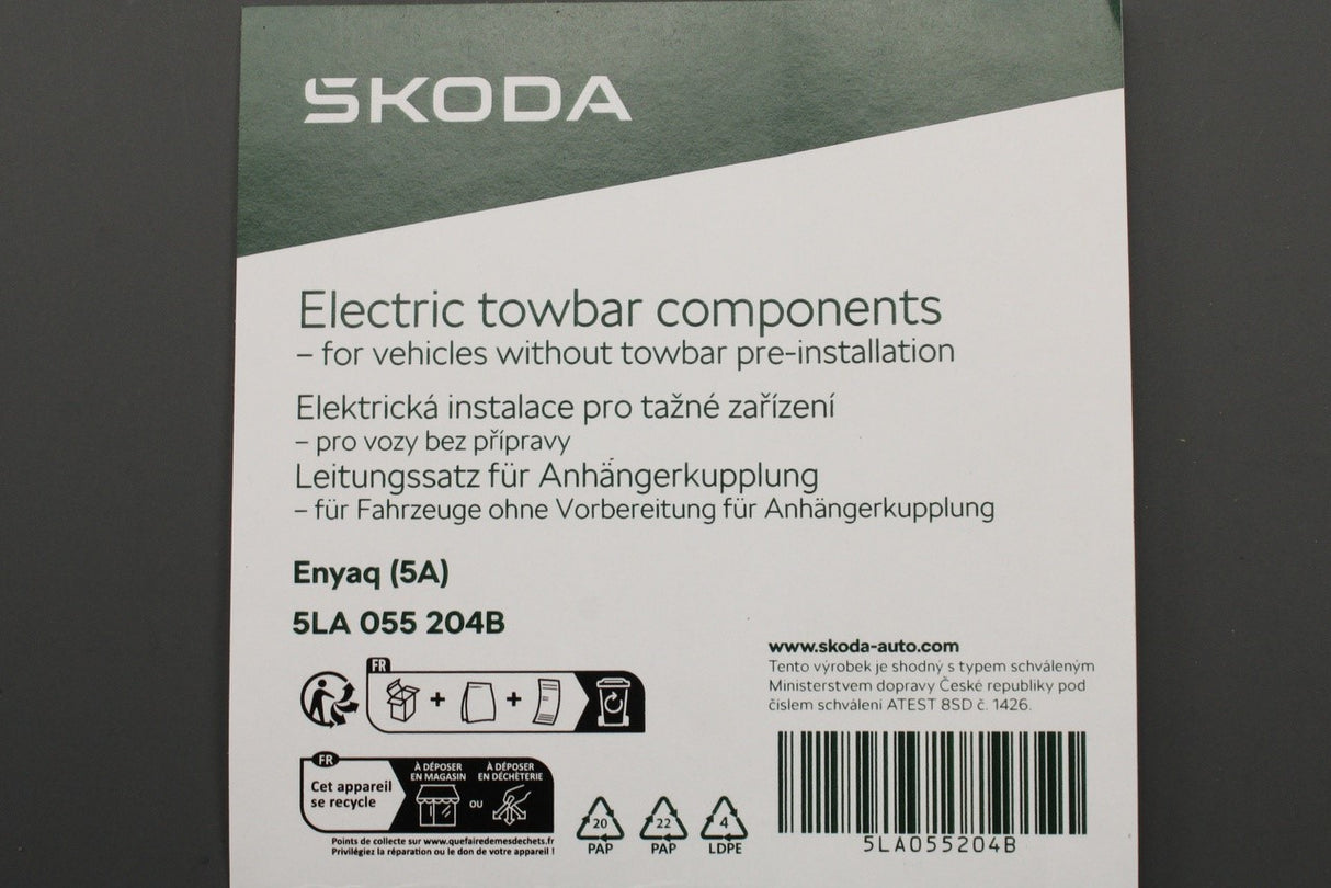 Skoda Elroq Enyaq tow bar wiring loom harness 5LA055204B