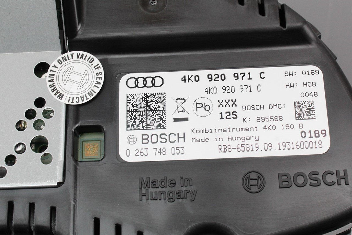 Audi A6 A7 2019- Instrument cluster clocks dash speedo MPH 4K0920971C