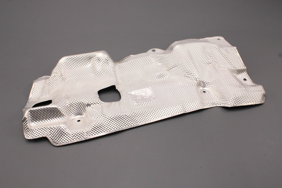 VW Touareg 18-on Audi Q7 Q8 exhaust tunnel heat shield (left) 4M0825661S, view 1
