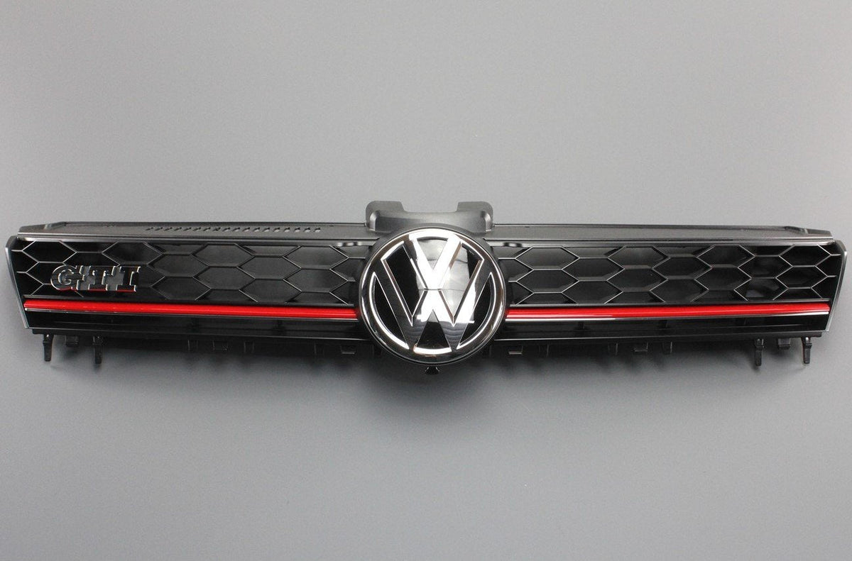 VW Golf GTI MK7 2013-17 front radiator grille w/ badges 5G0853651AJ BTU, view 1