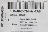 VW Golf MK8 2020-on luggage compartment parcel shelf 5H6867769A CA9