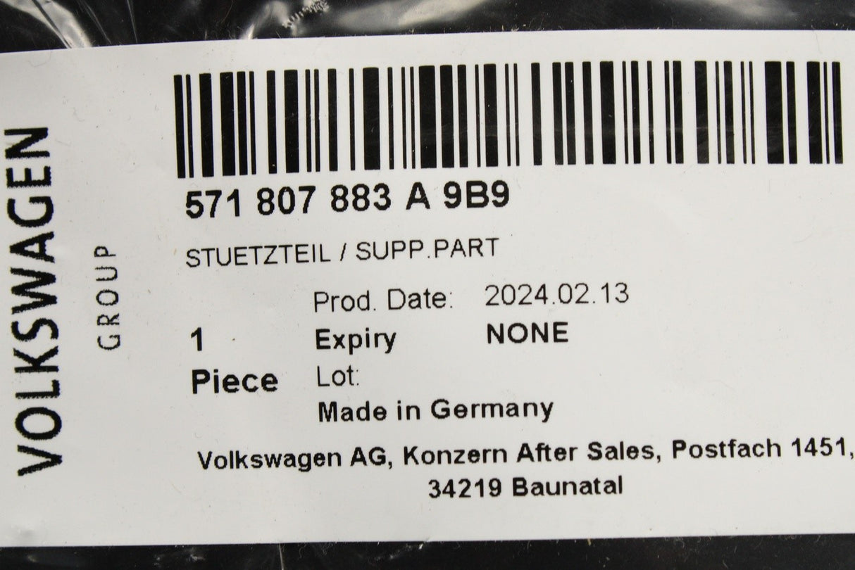 VW Tiguan 2024-on front bumper support bracket (left) 571807883A 9B9