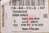 Volkswagen ID.4 ID.5 21-on rear door fixed window (left) 11A845213D 5AP