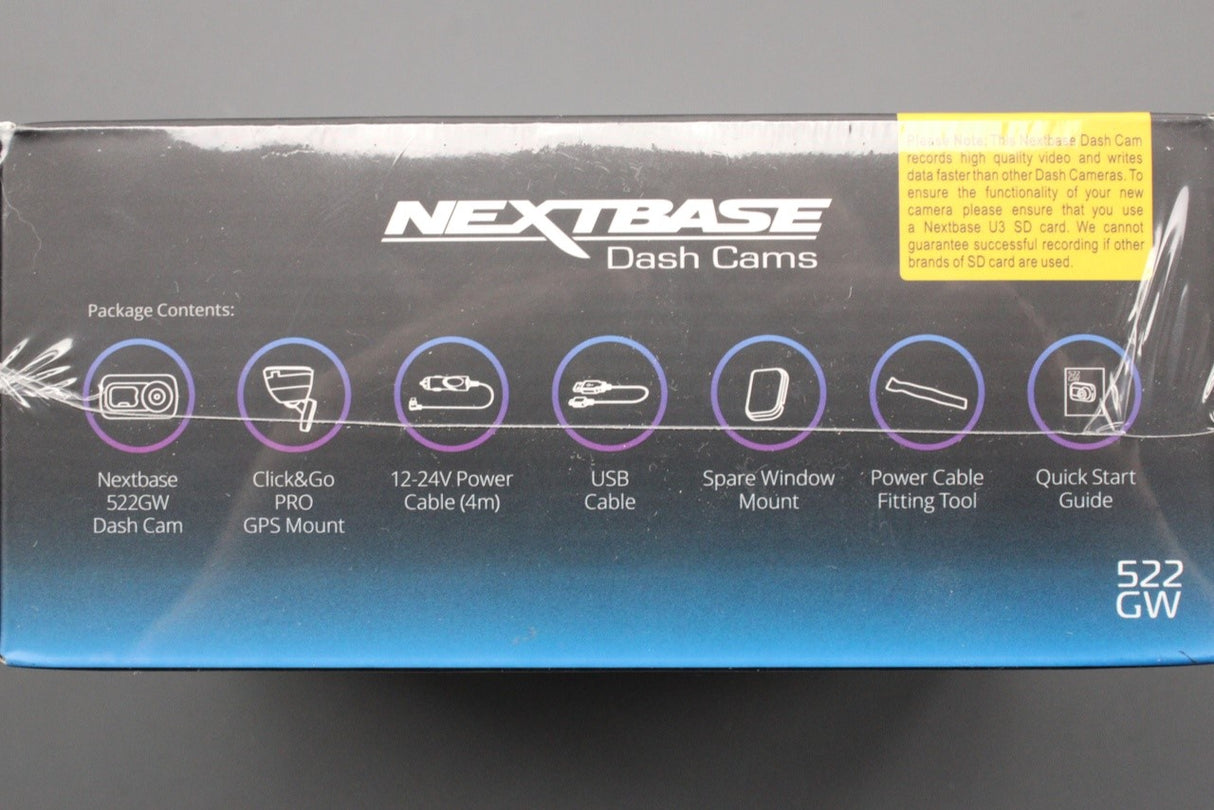 VW Skoda SEAT Nextbase 522GW dash camera NBDVR522GW