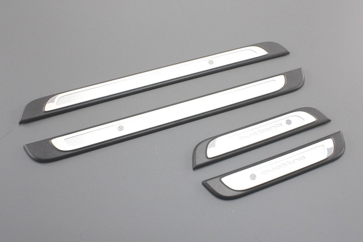 Audi Audi A3 S3 RS3 A4 S4 Illuminated Quattro door sill trims 8V4071300B, view 1