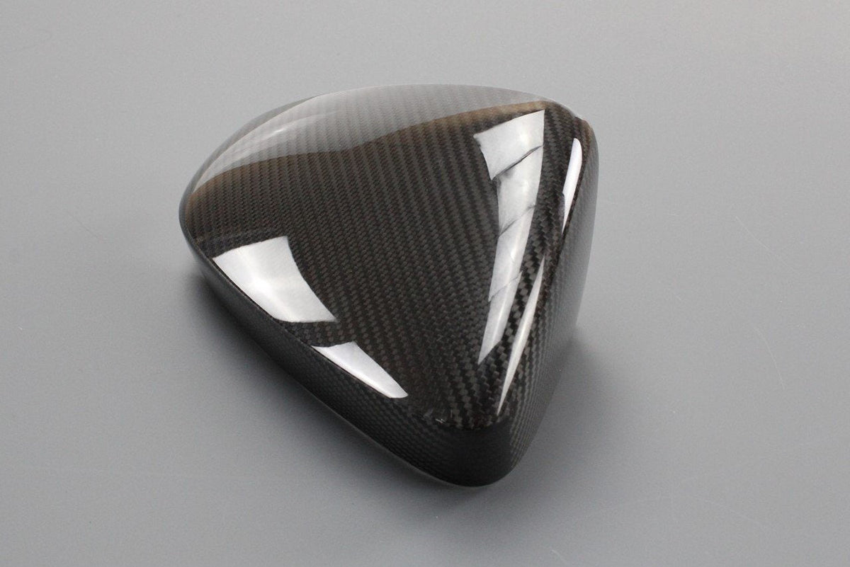 Audi A3 2020-on carbon fibre mirror cap (right) 8Y2072532 3Q0, view 1
