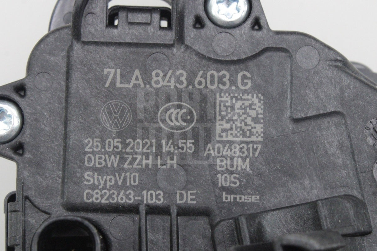 VW Transporter Caddy 2020-on power sliding door latch (left) 7LA843603G
