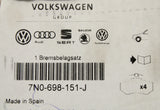 VW Sharan SEAT Alhambra 2016-on brake pads (front) 7N0698151J
